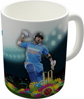Shaildha CWC002 Ceramic Mug(350 ml), Multicolor