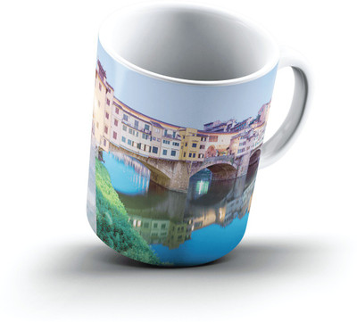 

Ucard Ponte Vecchio Florence Italy2607 Bone China, Ceramic, Porcelain Mug(325 ml)
