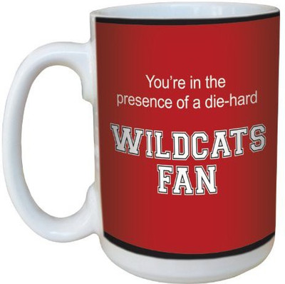 

Tree-Free Greetings Greetings lm44420 Wildcats College Football Fan Ceramic with Full-Sized Handle, 15-Ounce Ceramic Mug(60 ml), Multicolor