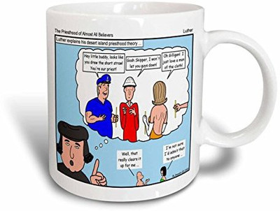 

3dRose Luther The Priesthood of Almost All Believers Ceramic, 11 oz, White Ceramic Mug(60 ml), Multicolor