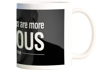 

Rangeele Inkers Jean Nouvel Quote Ceramic Mug(300 ml), Multicolor