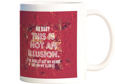 

Rangeele Inkers Love You Baby Ceramic Mug(300 ml), Multicolor