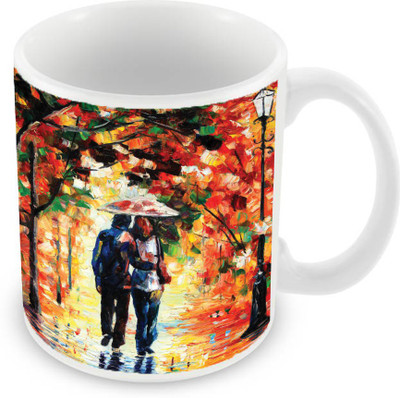 Sleep Nature's SN-MG-1629 Ceramic Mug(350 ml), Multicolor