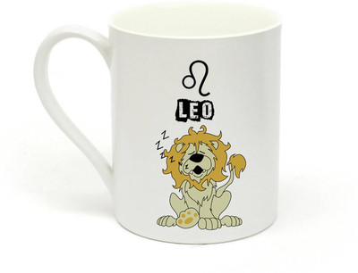 

Sowing Happiness SHMUG156 Leo Sun Sign Ceramic Mug(350 ml), White