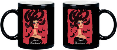 

Posterboy Sunset Boulevard Ceramic Mug(350 ml), Multicolor