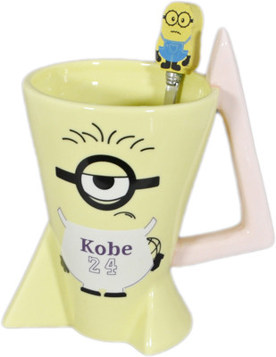 

Babysid Collections Minions Kobe 24 Cup Porcelain Mug(350 ml), Multicolor