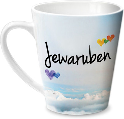

Hot Muggs Simply Love You Jewaruben Conical Ceramic Mug(350 ml)
