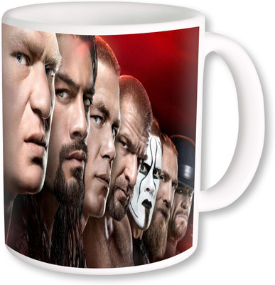 

Heyworlds wwe 01 Ceramic Mug(325 ml), Multicolor