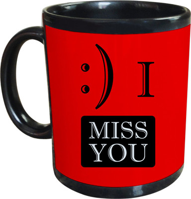 66% OFF on SajawatHomes I Miss You Black Coffee Ceramic Coffee Mug(350 ml) 66% OFF on SajawatHomes I Miss You Black Coffee Ceramic Coffee Mug(350 ml)