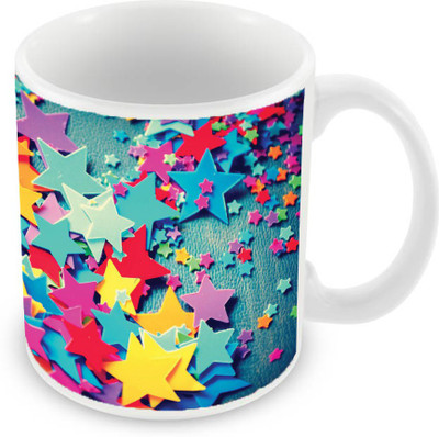 

Sleep Nature's SN-MG-1797 Ceramic Mug(350 ml), Multicolor