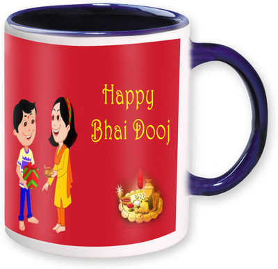 

Heyworlds happy diwali gifts 03 Ceramic Mug(325 ml), Multicolor