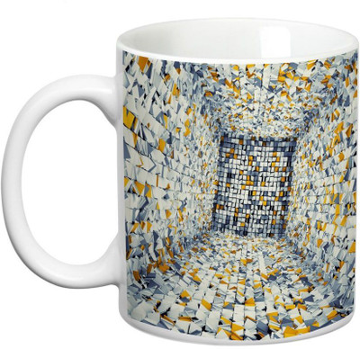 

Prithish Illusions Design 12 Ceramic Mug(330 ml), Multicolor
