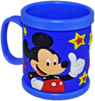 

Babysid Collections Kids Plastic Mickey Plastic Mug(200 ml), Blue