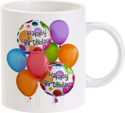 40% OFF on Lolprint Happy Birthday Balloons Ceramic Coffee Mug(325 ml) 40% OFF on Lolprint Happy Birthday Balloons Ceramic Coffee Mug(325 ml)