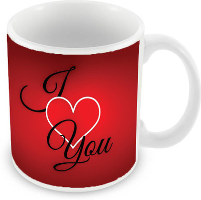 

Sleep Nature's SN-MG-2578 Ceramic Mug(350 ml), Red