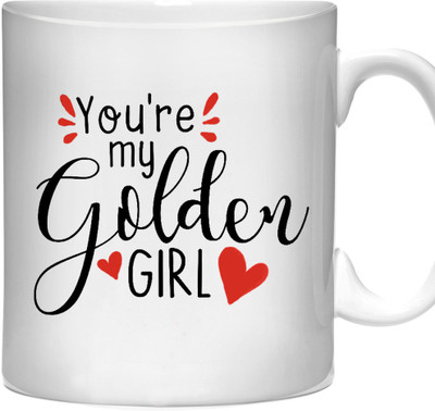 

Crackndeal 16TYREBLROUND Ceramic Mug(300 ml), Black;red