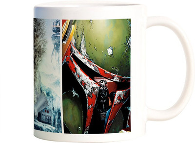 

Rangeele Inkers Star Wars Episodes Ceramic Mug(300 ml), Multicolor