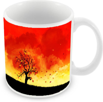 

Sleep Nature's SN-MG-470 Ceramic Mug(350 ml), Multicolor