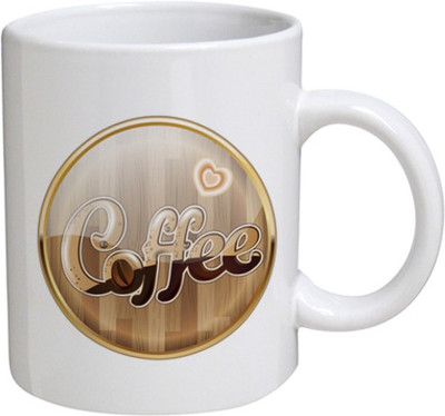 

Disginer Cases Coffee 2 - MyBestow White Plain Coffee Ceramic Ceramic Mug(320 ml), Multicolor