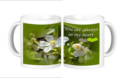 

Shopmillions You Are Always In My Heart Ceramic Mug(300 ml), Multicolor