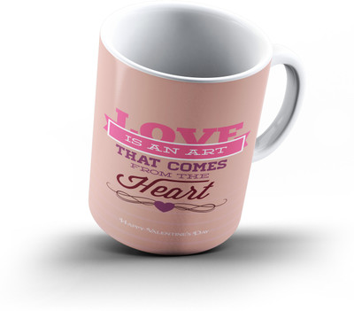 

Ucard Valentines Day Love632 Bone China, Ceramic, Porcelain Mug(325 ml)