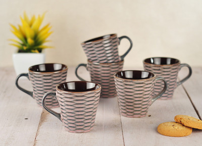 

Buono Casa SWCM712 Porcelain(Purple, Pack of 6)