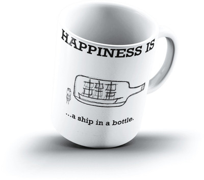 

Ucard Happiness Is1111 Bone China, Ceramic, Porcelain Mug(325 ml)