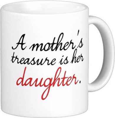 

Exoctic Silver Best Quoted Coffee 00221 Ceramic Mug(300 ml), Multicolor