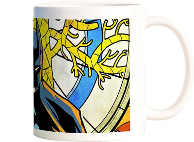 

Rangeele Inkers batman Painting Art Ceramic Mug(300 ml), Multicolor