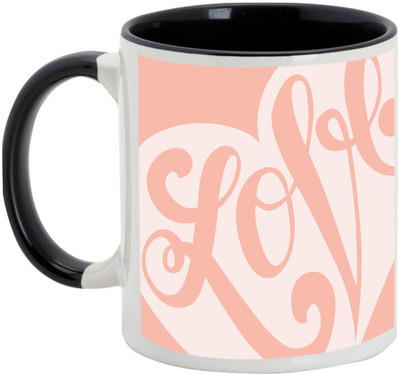 

AllUPrints Boyfriend/Girlfriend Gifts - Love Is All We Need Ceramic Mug(325 ml), Black