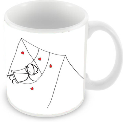 

Sleep Nature's SN-MG-2661 Ceramic Mug(350 ml), White