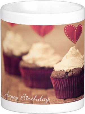 

Exoctic Silver Happy Birthday To You : B'day 024 Ceramic Mug(300 ml), Multicolor
