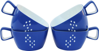 

Techware Microwaveable Tea Cups Plastic(Blue, Pack of 4)