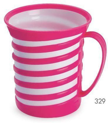 

Nakoda SM Plastic Mug(300 ml, Pack of 6), Multicolor