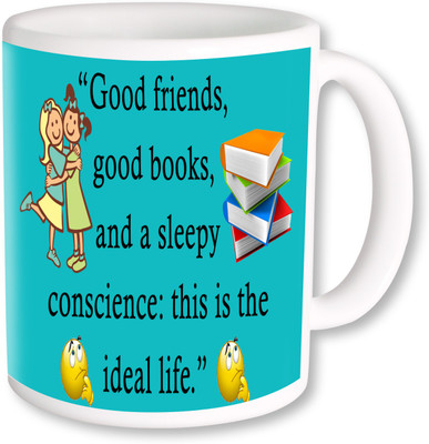 

PhotogiftsIndia Happy Friendship Day 134 Ceramic Mug(350 ml), Multicolor