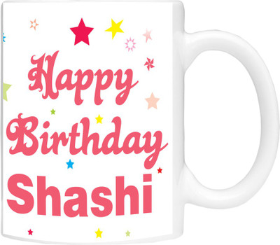 

Simbright shashi birthday Ceramic Mug(350 ml), White