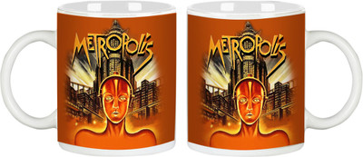 

Posterboy Metropolis Ceramic Mug(350 ml), Multicolor