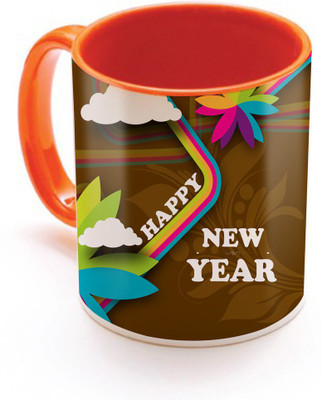 

SKY TRENDS New Year & Christmas Gift For Boyfriend Girlfriend Husband Wife Design COD037 Ceramic Mug(325 ml), Multicolor