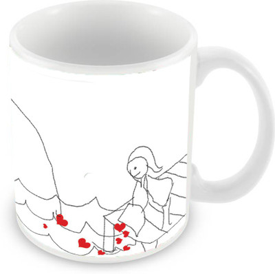

Sleep Nature's SN-MG-2675 Ceramic Mug(350 ml), White