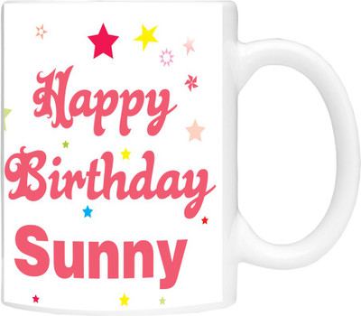 

Simbright sunny birthday Ceramic Mug(350 ml), White