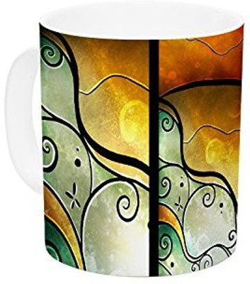 

Kess InHouse InHouse Mandie Manzano Expecto Patronum Harry Potter Ceramic Coffee, 11 oz, Multicolor Ceramic Mug(60 ml)