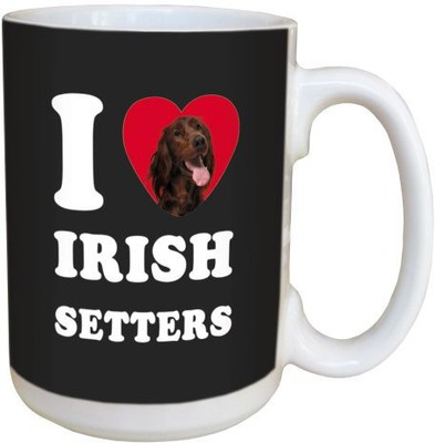 

Tree Free Free Greetings LM45067 I Heart Irish Setters Ceramic with Full-Sized Handle, 15-Ounce Ceramic Mug(60 ml), Multicolor