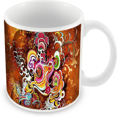 

Sleep Nature's SN-MG-927 Ceramic Mug(350 ml), Multicolor