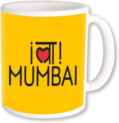 

PhotogiftsIndia I Love Mumbai Ceramic Mug(325 ml)
