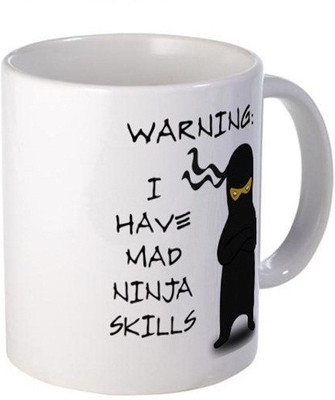 Exoctic Silver Quoteds ooooo134 Ceramic Mug(300 ml), Multicolor