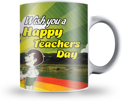 

Presto Teachers Day Gift MUG W AM Ceramic Mug(330 ml), White