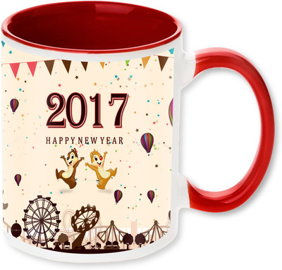 

Heyworlds new year gifts 017 Ceramic Mug(325 ml), Multicolor