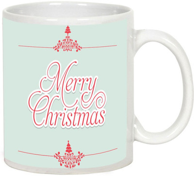 

AllUPrints Merry Christmas To All Of You Ceramic Mug(325 ml), White