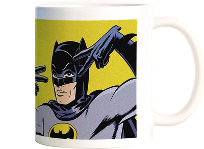 

Rangeele Inkers Vintage Batman Ceramic Mug(300 ml), Multicolor