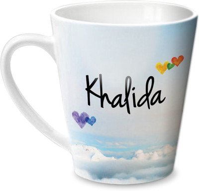

Hot Muggs Simply Love You Khalida Conical Ceramic Mug(350 ml)